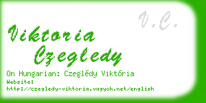 viktoria czegledy business card