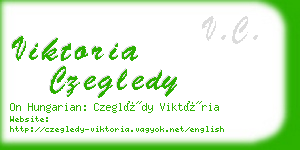 viktoria czegledy business card